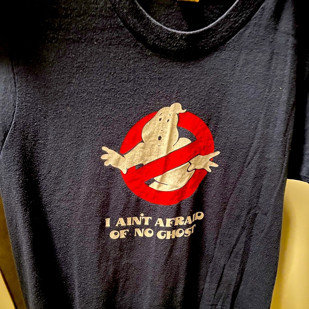 Original movie promo Ghost Busters T shirt original deadstock rare 1980
